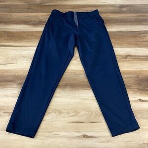 Bonobos Mens Chino Joggers Navy Blue Elastic Waist Drawstring Pants Small Short